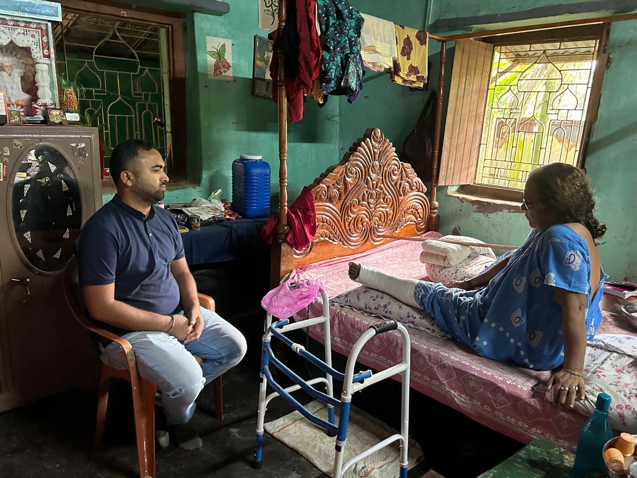 বামুটিয়া কামালঘাটের নারী নেত্রী কমরেড পূর্ণিমা ভট্টাচার্য ও কমরেড তুলসী সিং চিকিৎসাধীন: বিধায়ক নয়ন সরকারের উদ্বেগ।