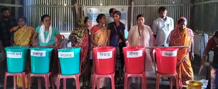 জোলাইবাড়ী কৃষি দপ্তরের উদ্যোগে মহিলাদের জৈব চাষে আত্মনির্ভর করার কর্মশালা।